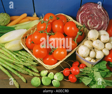 Gemüse-Stillleben Stockfoto