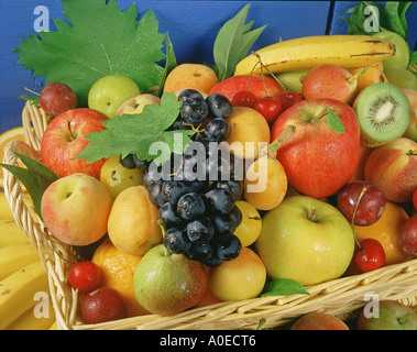 Obst-Stilleben Stockfoto