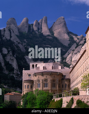 Montserrat-Kloster-Katalonien-Spanien Stockfoto