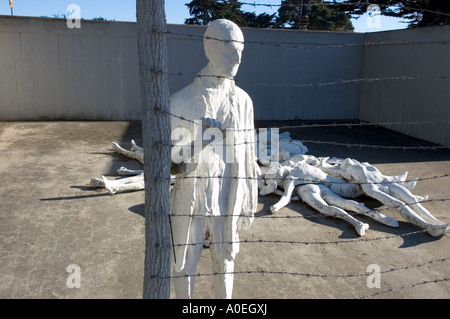 Detail der Segals - "The Holocaust" Denkmal-Skulptur befindet sich im Lincoln Park, San Francisco, Kalifornien, USA Stockfoto