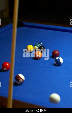 Poolbillard Stockfoto