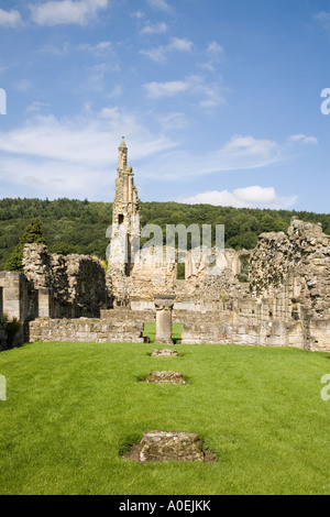 12. Jahrhundert Ruinen Byland Zisterzienserabtei English Heritage North Yorkshire England UK Stockfoto