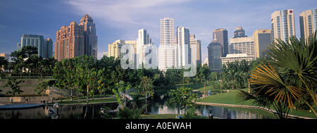 Skyline von Kuala Lumpur Malaysia Stockfoto