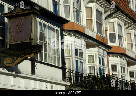 Detail des Teils des Pantiles in Tunbridge Wells Kent England hautnah Stockfoto