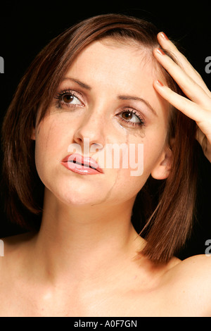 Aufgeregt Mädchen Stockfoto