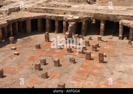 Öffentliche Bäder Zypern Kourion Ruinen. Haus des Eustolios Stockfoto