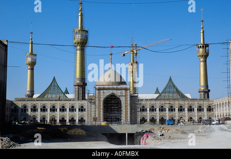 Das Mausoleum von Ayatollah ist Khomeini noch im Bau in Süd-Teheran, Iran. Stockfoto