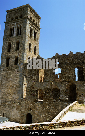 Kloster Sant Pere de Rodes Stockfoto