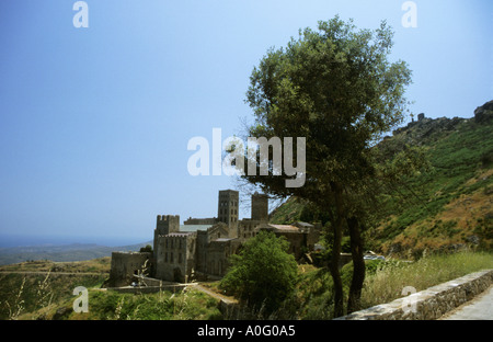 Kloster Sant Pere de Rodes Stockfoto