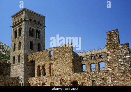 Kloster Sant Pere de Rodes Stockfoto