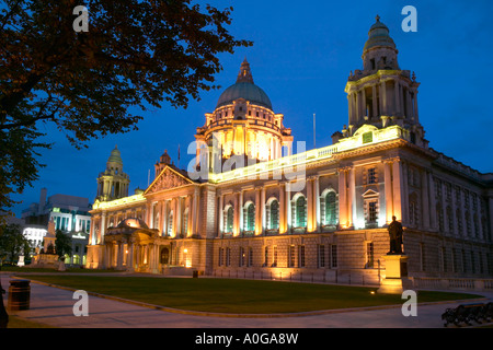 Rathaus von Belfast, Nordirland Stockfoto