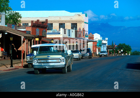 Allen Street, die Hauptstraße in Tombstone, Arizona USA Stockfoto