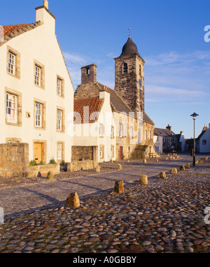 Das Stadthaus an der Sandhaven, Culross, Fife, Schottland, UK Stockfoto