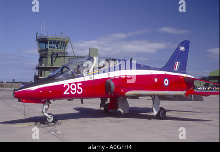 British Aerospace HS-Hawk T1. Militärisches Schulflugzeug.   GAV 2123-182 Stockfoto