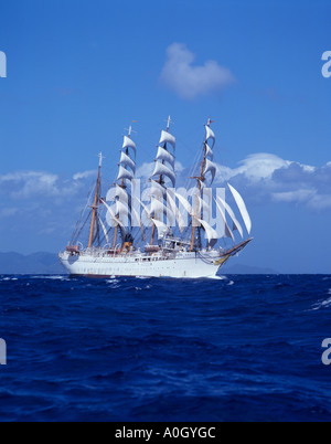 TALL SHIP ex NIPPON MARU JAPAN Stockfoto