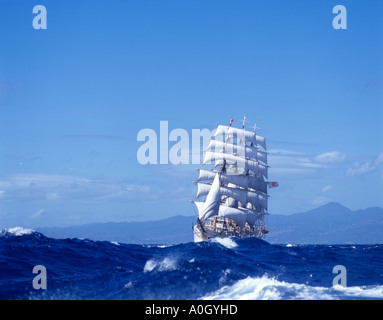 TALL SHIP ex NIPPON MARU JAPAN Stockfoto