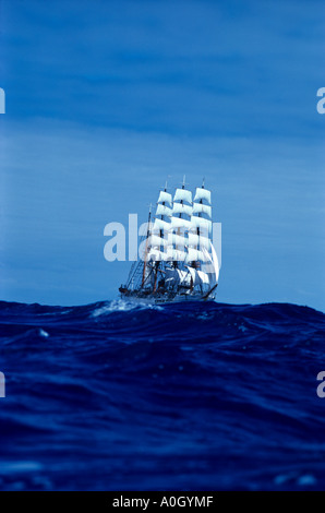 TALL SHIP ex KAIWO MARU JAPAN Stockfoto