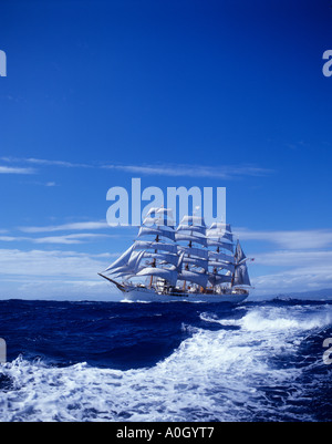 TALL SHIP ex KAIWO MARU JAPAN Stockfoto