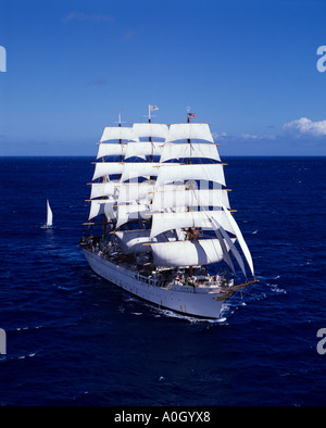 TALL SHIP ex KAIWO MARU JAPAN Stockfoto