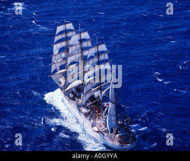 TALL SHIP ex KAIWO MARU JAPAN Stockfoto