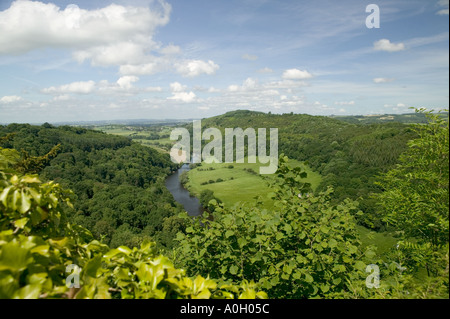 Blick von Yat Rock Symonds Yat Hereford Worcester GbR Stockfoto