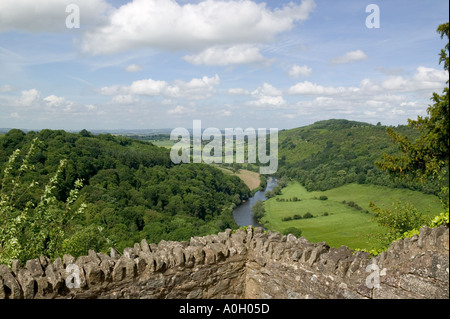 Blick von Yat Rock Symonds Yat Hereford Worcester GbR Stockfoto