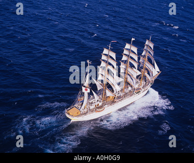 TALL SHIP ex KAIWO MARU JAPAN Stockfoto