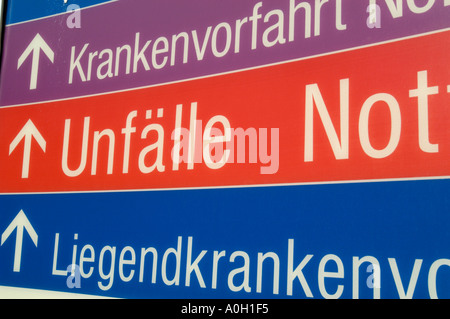 Allgemeines Krankenhaus, Universitätsklinik in Wien Stockfoto