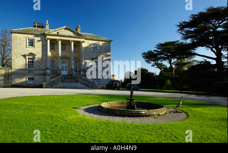 England North Yorkshire Leyburn Constable Burton Hall entworfen von John Carr von York Stockfoto