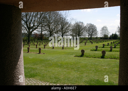 St. Desir de Lisieux German Military Cemetery Ruhestätte der 3 735 deutschen Soldaten, die bei der Bekämpfung der nach D-Day-Normandie Stockfoto