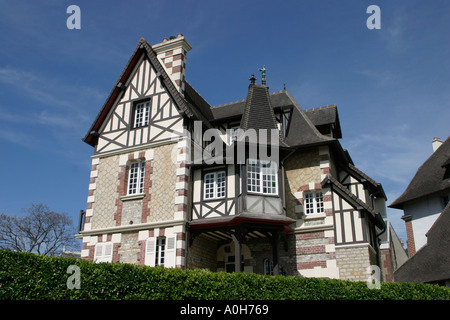 Fachwerkhaus in Cabourg Normandie Frankreich Stockfoto