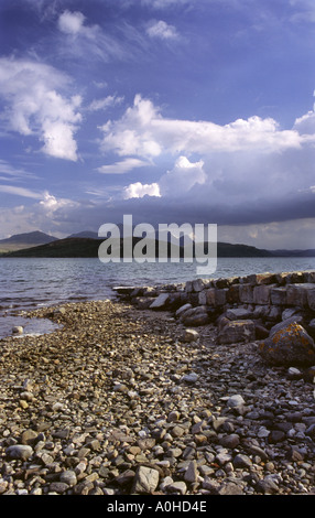 Kyle of Tongue Blick auf Ben Loyal bei Sutherland Highlands Schottland UK Stockfoto