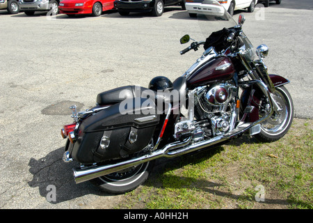 Eine Harley Davidson Motorrad Stockfoto