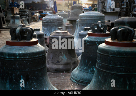 John Taylor und Co. Glockengießerei und Museum, Loughborough, Leicestershire Stockfoto