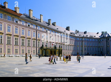 Prager Burg Kralovsky Palast in Prag Tschechische Republik Stockfoto