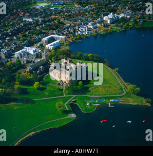 Linlithgow Palace Schottland Luftbild Stockfoto