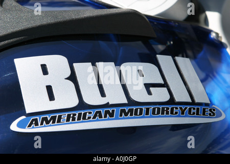 Buell XB9 SX-emblem Stockfoto