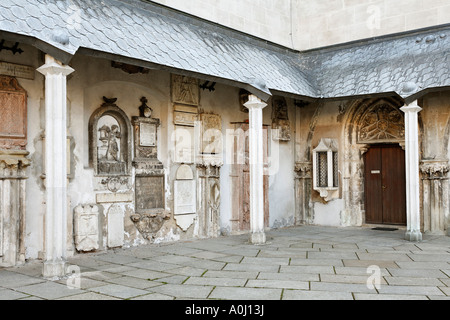 Kreuzgang der Kathedrale Passau, Niederbayern, Deutschland Stockfoto