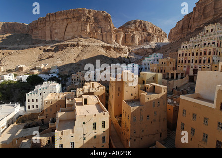 Khaylla, Khaylah Dorf, Wadi Doan, Wadi Hadramaut, Jemen Stockfoto