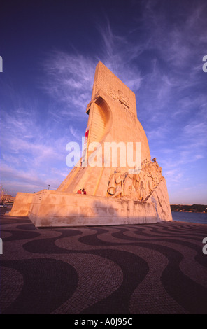 Denkmal der Entdeckungen (Padrão Dos Descobrimentos) Stockfoto