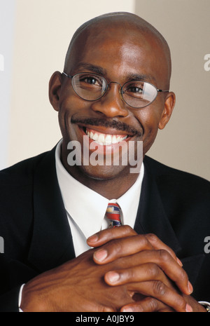 Porträt eines jungen Geschäftsmann Stockfoto