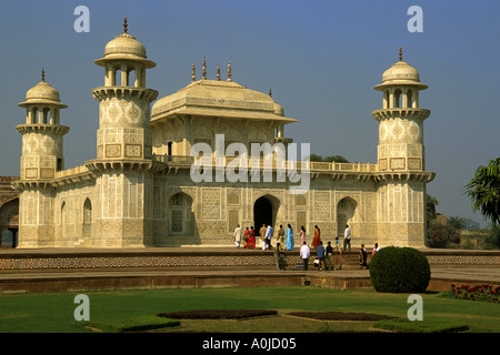 Indien Agra Itimad Ud-Daulah Stockfoto