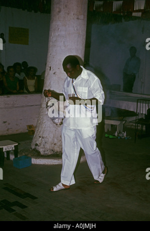 Candomblé-Zeremonie, Gottesdienst, spiritistischen, Priester, Rio de Janeiro, Bundesstaat Rio de Janeiro, Brasilien, Südamerika Stockfoto