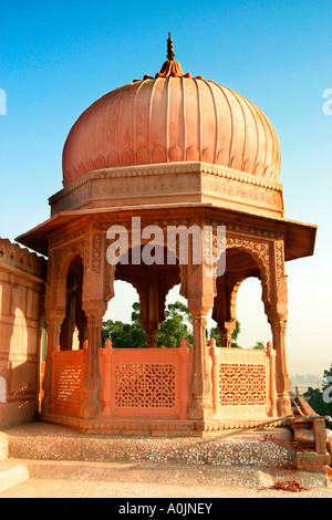 Das Laxmi Niwas Palace, auch bekannt als die Lalgarh Palace Hotel, Bikaner, Rajasthan, Indien Stockfoto