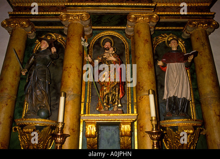 Detail, Altar, Mission San Francisco de Asis, Mission Dolores, San Francisco, Kalifornien Stockfoto