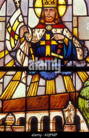 Glasmalerei, Mission San Francisco de Asis, Mission Dolores, San Fernando Rey, San Francisco, Kalifornien Stockfoto