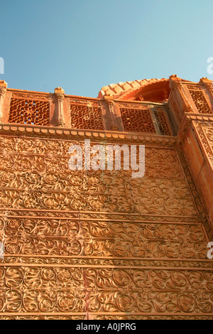 Lalgarh Palace auch bekannt als das Laxmi Niwas Palace Hotel, Bikaner, Indien Stockfoto