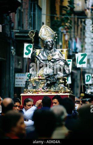 Italien Neapel das Festival von San Gennaro Neapel Schutzpatron Stockfoto