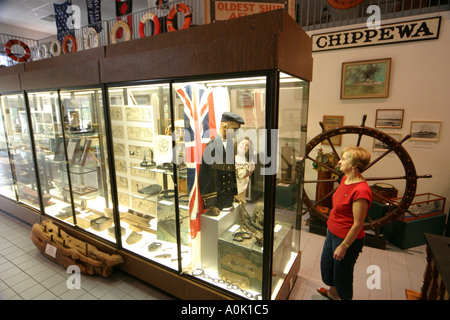 Ohio Erie County, Sandusky, Maritime Museum, Geschichte, Ausstellungsausstellung Sammlung, Ausstellungsverkauf Ausbildung, lernen, Informationen, Ausstellungsausstellung Sammlung Stockfoto