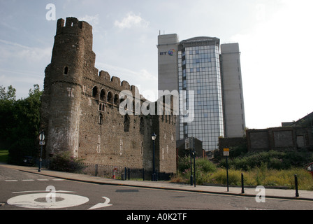 SWANSEA BURG, WEST GLAMORGAN, SÜD-WALES, GROßBRITANNIEN Stockfoto